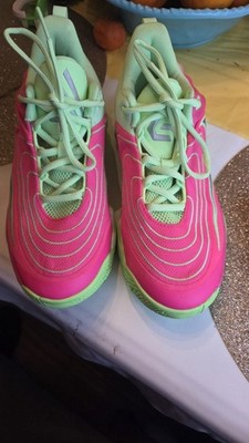 Nike AR1708-700 Boys Colorblock Pink Green Breathable Lace Up Sneakers 6.5Y