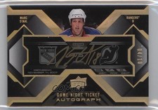 2008 Upper Deck UD Black Game Night Ticket Gold 4/10 Marc Staal #GN-MS Auto 1p0