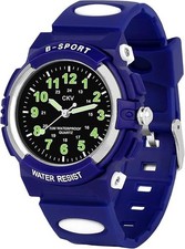 "Kid'S Analog Watch for Boys and Girls, 5ATM/50M Waterproof Quartz Children'S Wa