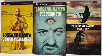 T. Lobsang Rampa, Lot of 3 includes The Third Eye, Doctor from Lhasa & Twilight
