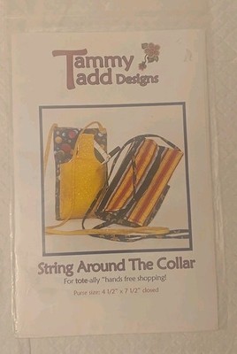 String Around The Collar Pattern and Instructions 4 1/2'' X 7 1/2'' Tammy Tadd 