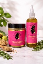 Rose Essential Oils Herbal Hair Growth Oil an...