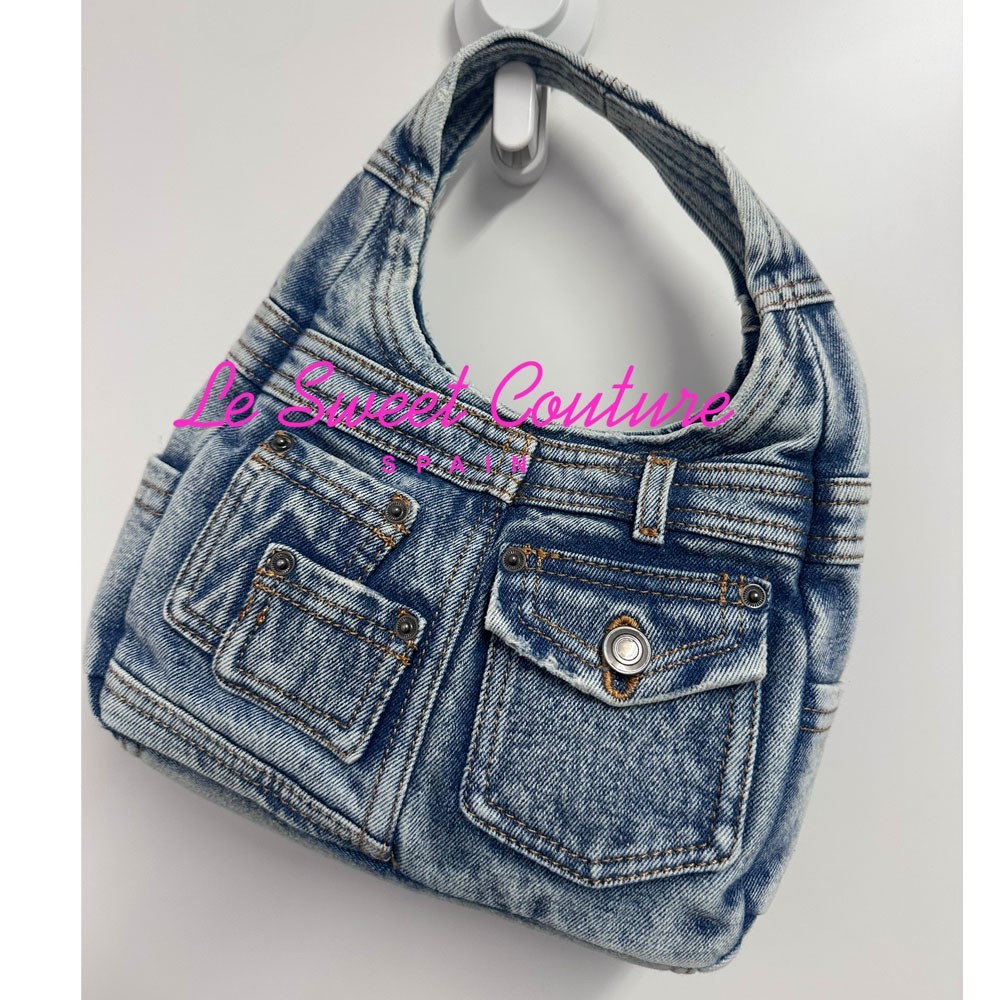 ZARA WOMAN SS25 LIMITED EDITION DENIM HANDBAG BAG DENIM BLUE 6679