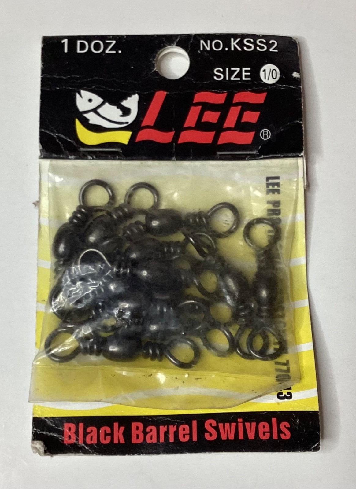 LOT OF 3 LEE FISHING ACCESSORIES (2) 36” KING LEADERS & (1) 1/0 BLK SWIVELS PK - Image 5