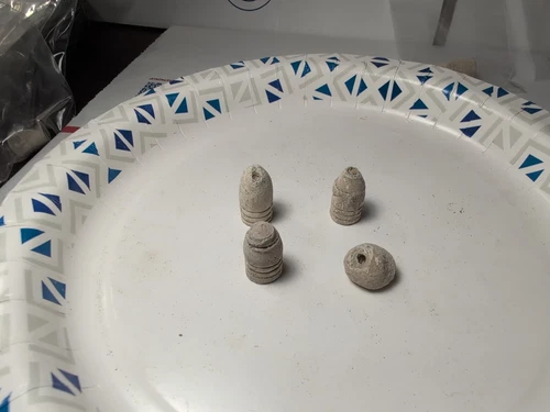 Dug Civil War era pulled bullets