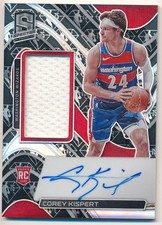 COREY KISPERT 2021/22 PANINI SPECTRA RC 75TH ANNIVERSARY AUTO PATCH SP #38/75