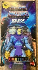MOTU Origins Filmation Cartoon Collection Skeletor     MOC UNPUNCHED     Card Wear