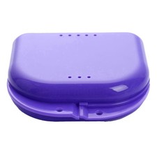Perforated Denture Storage Box Retainer Box Brace Container Mouthguard Guard