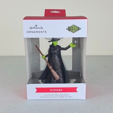New in box ELPHABA WICKED WITCH WIZARD OF OZ WICKED Hallmark Ornament