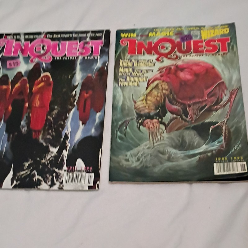 InQuest Magazine July 1995 Illustrated Magic: The Gathering Origins Coverage