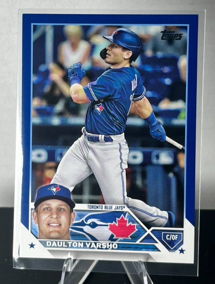 2023 TOPPS Royal Blue Parallel Daulton Varsho Toronto Blue Jays #501