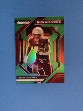 2024 Panini Prizm Draft Picks New Recruits Green Prizm Keon Coleman RC #NR-KCN