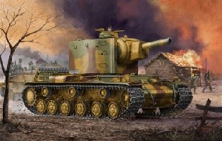 Trumpeter 00367 GERMAN PZ.KPFM KV-2 754(r) TANK 1:35 Modellbausatz