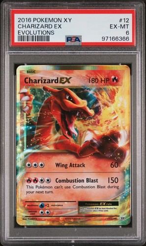 Charizard-EX graded PSA 6 for sale on eBay