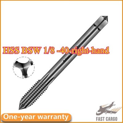 1pc New BSW 1/8 -40 Machine Whitworth Thread Right-hand Tap Threading Tool# *y
