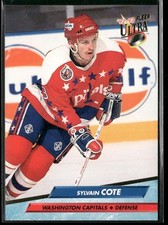 🏒 1992-93 Fleer Ultra  - Sylvain Cote Capitals #433
