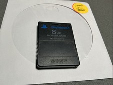 Original Sony Playstation 2 8MB Memory Card SCPH-10020 MagicGate-Untested-J1396