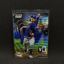2021 Topps Stadium Club Tyler Glasnow Chrome Virtual Reality Wave Refractor