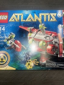 LEGO 8077 Deep Sea Rescue Team Base Atlantis Exploration HQ New Factory Sealed