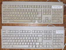 Vintage Lot of 2 Packard Bell Keyboards, W/ Number Pads, Model 5130 5131c