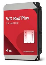 Western Digital 4TB WD Red Plus NAS Internal Hard Drive HDD - 5400 RPM, SATA 6 