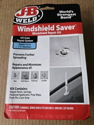 JB Weld 2100 Windshield Saver Repair Kit 2 fl oz