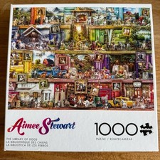 Buffalo Games Aimee Stewart The Library of Dogs 1000 Piece Jigsaw Puzzle
