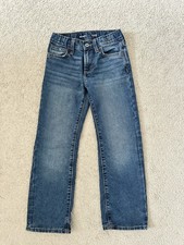 Old Navy Kids Boys Straight Jeans Denim Pants Size 7 Blue