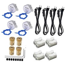 4PCS Cup Turner Motor Turntable Synchron Motors 50/60Hz AC100 127V CCW/CW 5-6R