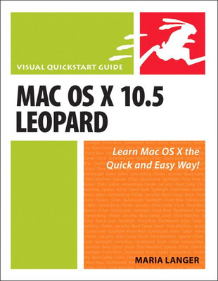 Mac OS X 10.5 Leopard (Visual QuickStart Guides) - Paperback NEW Langer, Maria 1