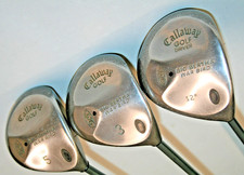 Callaway War Bird ladies 1, 3 & 5 wood set with Callaway Gems shaft LADIES