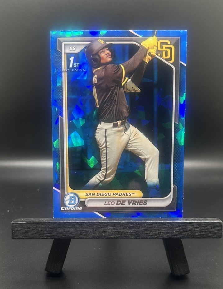 2024 Bowman Chrome Leo De Vries 1st Sapphire BCP-179
