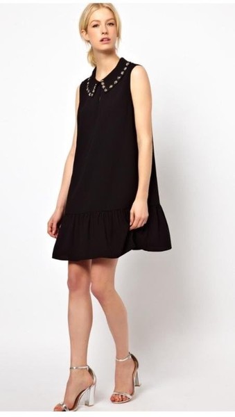 Women Jaeger Dress Black 34 / XS / 42