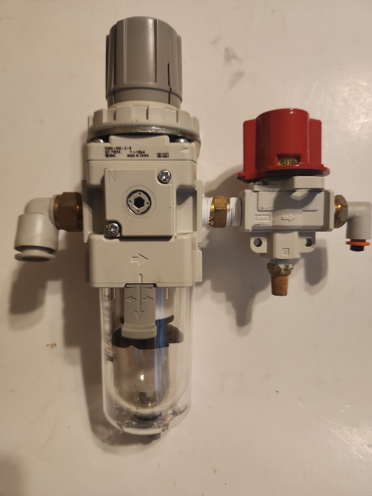 SMC VHS20-N02B-Z Relief Valve, AW30-N02-Z-B - Warranty & Free Shipping