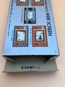 Vintage 1982 Nintendo Game & Watch Fire Attack ID-29 Wide Screen CIB Excellent