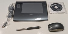 Wacom Intuos 3 PTZ-431W Professional USB Pen Tablet 4x6 w/ Mouse Pen and CD