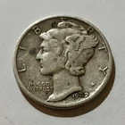 1942 Mercury (Winged Liberty) Dime 10C 90% Silver Philadelphia Business, Circ