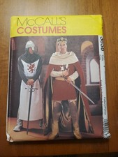 Medieval King Knight Renaissance Size S M Pattern McCall's 3658 UNCUT FF