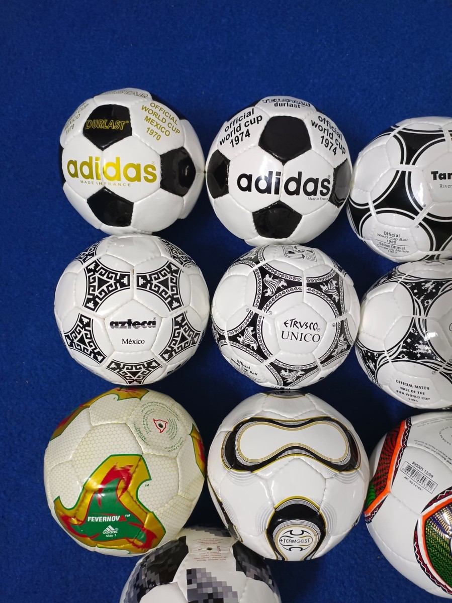 adidas mini ball set of 14 Football FIFA world cup 1970-2022 Size