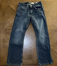 Wrangler Men's Blue Denim Jeans Relaxed Boot Regular Fit 30x30