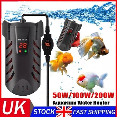 Aquarium Durchlauferhitzer Aqua Aquarium Thermosafe LCD Digital Tauch 50-200W