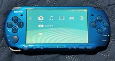 Sony PSP-3000 BIBRAN BLUE SPECIAL EDITION Console with Charger Japan Tested