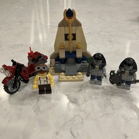 LEGO Pharaoh's Quest: Golden Staff Guardians 7306, 99% Complete w 3 Figs, Manual
