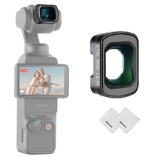 NEEWER 0.75X Wide Angle Lens DJI Osmo Pocket 3, 108 FOV, Magnetic, 2 Cloth