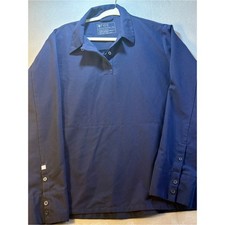 FIGS Women  s Navy Long-Sleeve Scrub Jacket