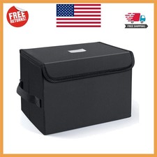 Elegant 7-Inch Vinyl Record Storage Box - Holds 60 Records in Black Burlap