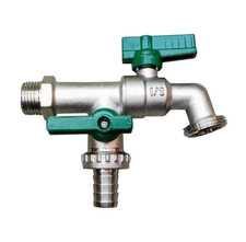 RUBINETTO DOPPIO DA ESTERNO CON PRESA TIMER P/G 1/2 – IRRITEC