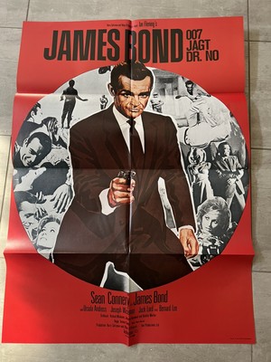 James Bond 007 - Jagd Dr. No - Kino Plakat - A1 gefaltet