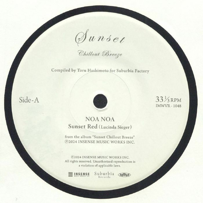 NOA NOA/FLAMINGOSIS - Sunset Red/Cosmic Feeling - Vinyl (7"")