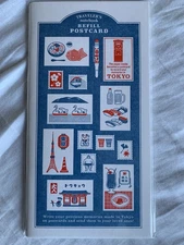 Traveler’s Company Tokyo Postcard Notebook Refill Watercolor Paper New